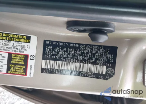 2010 Toyota Corolla Le from USA, damaged, VIN 2T1BU4EE8AC374694